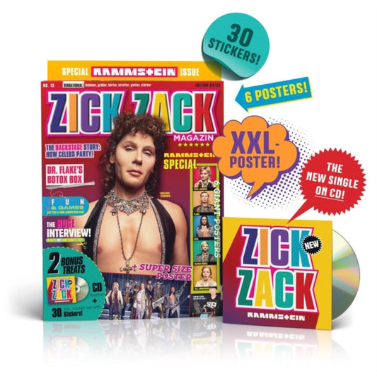 This CD is brand new.Format: CDMusic Style: Industrial MetalThis item's title is: Zick Zack (CD/Magazine)Artist: RammsteinLabel: VIRGIN MUSIC RECORDSBarcode: 602448253385Release Date: 11/11/2022