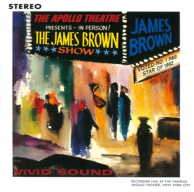 This CD is brand new.Format: CDMusic Style: Rhythm & BluesThis item's title is: Live At Apollo 1962Artist: James BrownBarcode: 602498613702Release Date: 3/23/2004