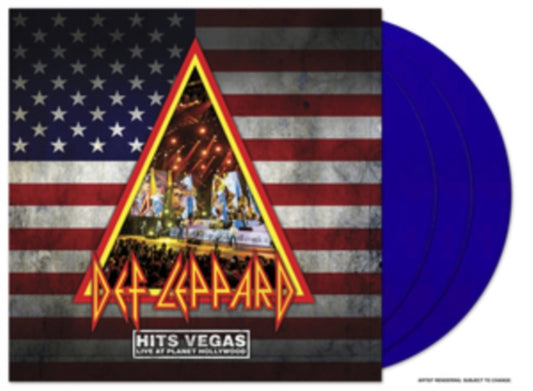 Product Image : This LP Vinyl is brand new.<br>Format: LP Vinyl<br>Music Style: Disco<br>This item's title is: Hits Vegas - Live At Planet Hollywood (3LP/Translucent Blue Vinyl)<br>Artist: Def Leppard<br>Label: EAGLE ROCK ENTERTAINMENT<br>Barcode: 602507418502<br>Release Date: 12/11/2020