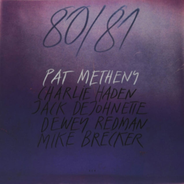 This LP Vinyl is brand new.Format: LP VinylMusic Style: Post BopThis item's title is: 80/81Artist: Pat MethenyLabel: ECM RecordsBarcode: 602527278902Release Date: 11/10/2014