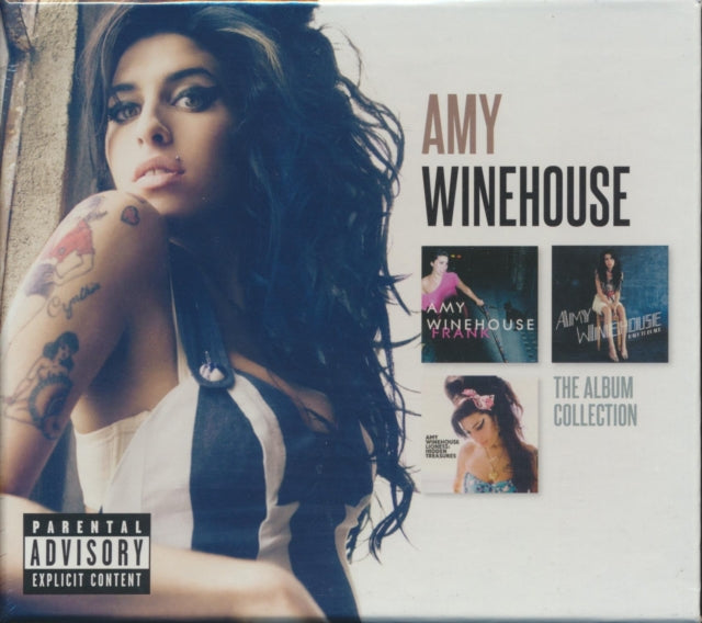 This is a 3 CD SKU bundle.
1.This CD is brand new.Format: CDMusic Style: SoulThis item's title is: Back To BlackArtist: Amy WinehouseLabel: Universal Republic RecordsBarcode: 602517229679Release Date: 3/13/2007
2.This CD is brand new.