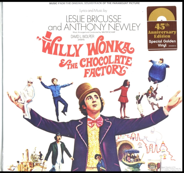 This LP Vinyl is brand new.Format: LP VinylMusic Style: SoundtrackThis item's title is: Willy Wonka & The Chocolate Factory (Gold LP Vinyl) O.S.T.Artist: Willy Wonka & The Chocolate Factory O.S.T.Label: Geffen RecordsBarcode: 602547543707Release Date: 2/26/2016