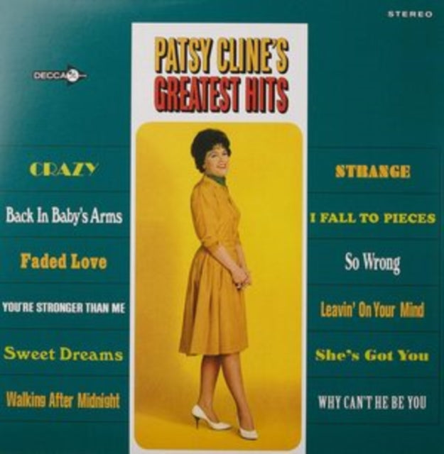 This LP Vinyl is brand new.Format: LP VinylMusic Style: CountryThis item's title is: Greatest HitsArtist: Patsy ClineLabel: MCA NASHVILLEBarcode: 602547906793Release Date: 7/22/2016