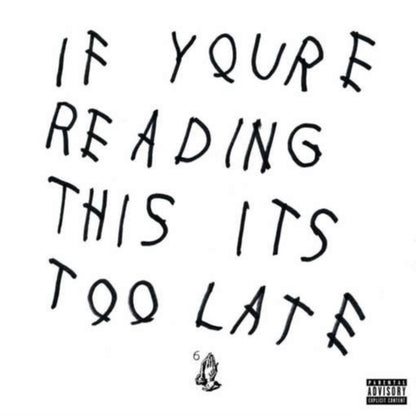 This is a 4 LP Vinyl SKU bundle.
1.This LP Vinyl is brand new.Format: LP VinylMusic Style: TrapThis item's title is: If You're Reading This It's Too Late (Ex)Artist: DrakeLabel: Young Money EntertainmentBarcode: 602547973450Release Date: 10/28/2016
2.This LP Vinyl is brand new.