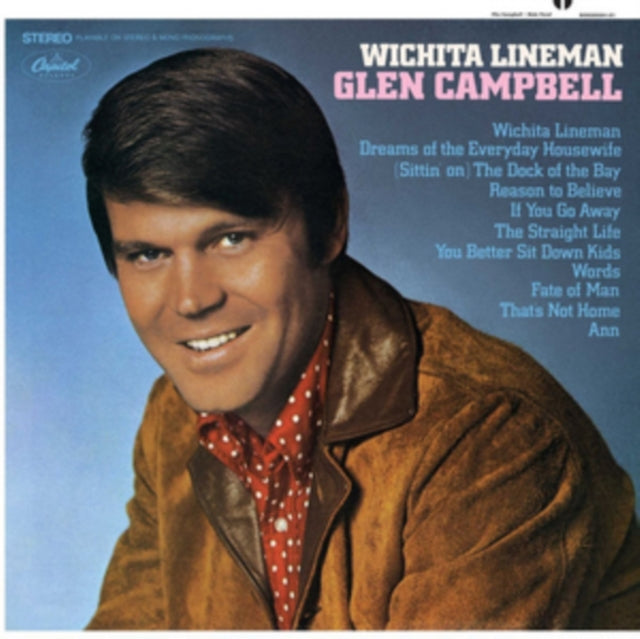 Product Image : This LP Vinyl is brand new.<br>Format: LP Vinyl<br>Music Style: Vocal<br>This item's title is: Wichita Lineman<br>Artist: Glen Campbell<br>Label: CAPITOL NASHVILLE<br>Barcode: 602557280913<br>Release Date: 3/24/2017