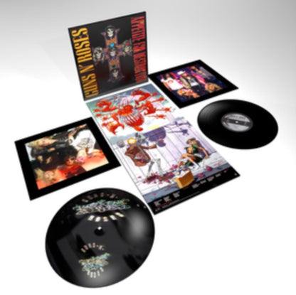 This is a 4 LP Vinyl SKU bundle.
1.This LP Vinyl is brand new.Format: LP VinylMusic Style: Hard RockThis item's title is: Appetite For DestructionArtist: Guns N' RosesLabel: GEFFENBarcode: 720642414811Release Date: 12/9/2008
2.This LP Vinyl is brand new.