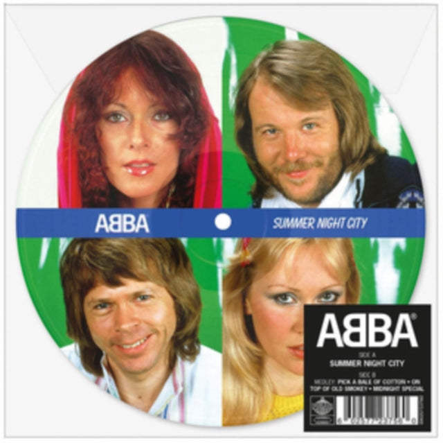 Product Image : This 7 inch Vinyl is brand new.<br>Format: 7 inch Vinyl<br>Music Style: Pop Rock<br>This item's title is: Summer Night City / Medley: Pick A Bale Of Cotton / Of Old Smokey / Midnight Special (Picture LP)<br>Artist: Abba<br>Label: BERTUS DISTRIBUTION<br>Barcode: 602577237560<br>Release Date: 6/14/2019