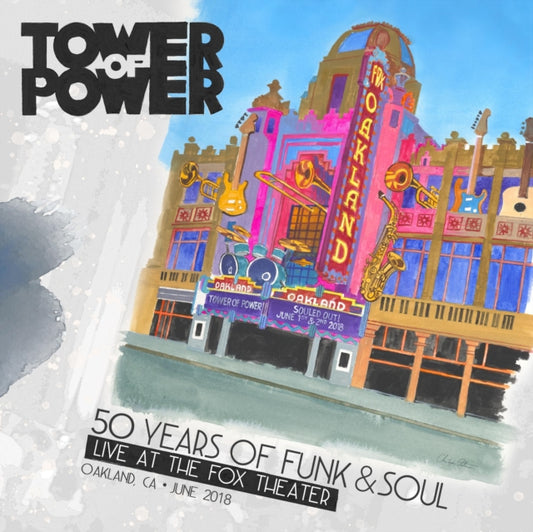 Product Image : This CD is brand new.<br>Format: CD<br>Music Style: Roots Reggae<br>This item's title is: 50 Years Of Funk & Soul: Live At The Fox Theater - Oakland, Ca - June 2018<br>Artist: Tower Of Power<br>Label: ARTISTRY<br>Barcode: 610614707822<br>Release Date: 3/26/2021