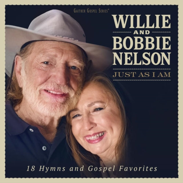 Product Image : This CD is brand new.<br>Format: CD<br>Music Style: Gospel<br>This item's title is: Just As I Am<br>Artist: Willie / Bobbie Nelson Nelson<br>Label: GAITHER MUSIC GROUP<br>Barcode: 617884949228<br>Release Date: 8/12/2022