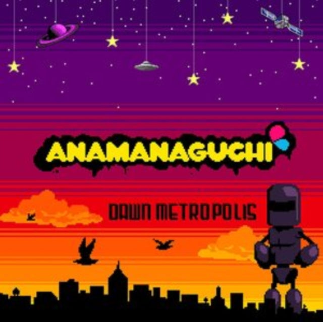 Product Image : This LP Vinyl is brand new.<br>Format: LP Vinyl<br>Music Style: Chiptune<br>This item's title is: Dawn Metropolis (Orange/Maroon/Purple LP Vinyl)<br>Artist: Anamanaguchi<br>Label: POLYVINYL RECORDS<br>Barcode: 644110041210<br>Release Date: 2/26/2021