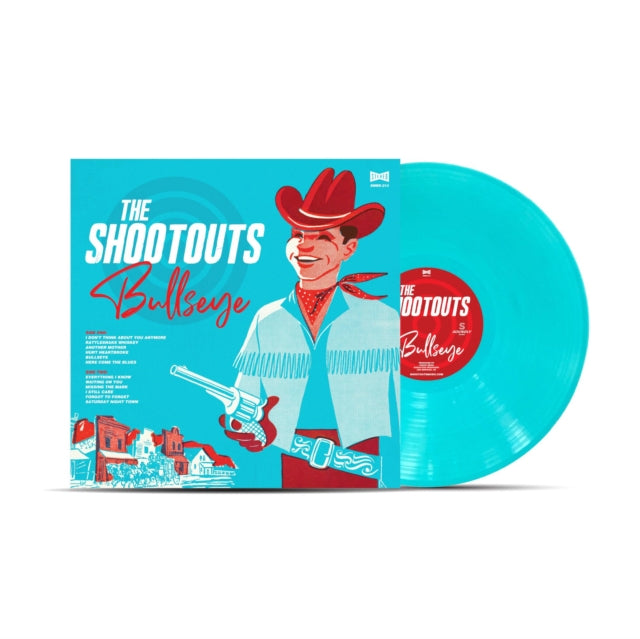 Product Image : This LP Vinyl is brand new.<br>Format: LP Vinyl<br>Music Style: Country<br>This item's title is: Bullseye (Turquoise Swirl LP Vinyl/140G/Dl)<br>Artist: Shootouts<br>Label: THE SHOOTOUTS<br>Barcode: 652135395454<br>Release Date: 5/14/2021