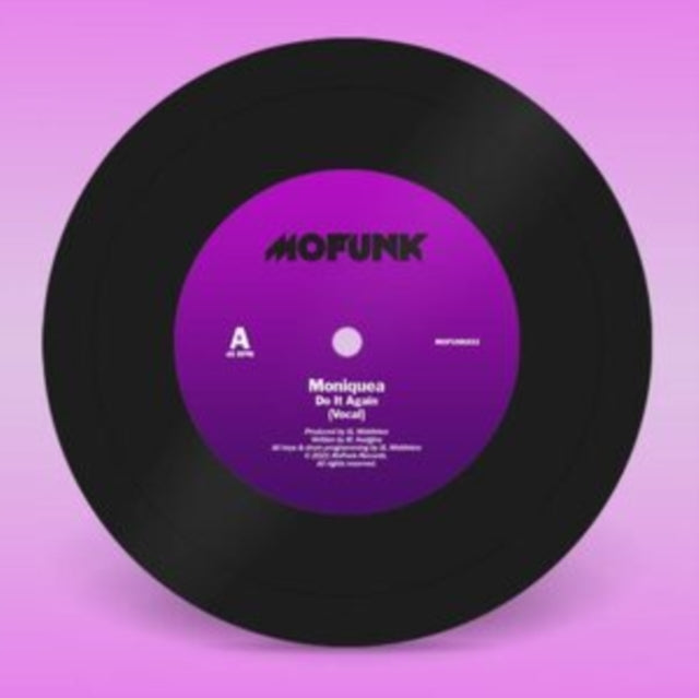 This 7 Inch Vinyl is brand new.Format: 7 Inch VinylMusic Style: BoogieThis item's title is: Do It AgainArtist: MoniqueaLabel: MOFUNK RECORDSBarcode: 672975027162Release Date: 5/7/2021