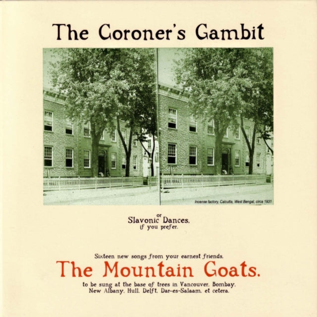 This CD is brand new.Format: CDThis item's title is: Coroner's Gambit (Reissue)Artist: Mountain Goats Barcode: 673855080024Release Date: 6/28/2024