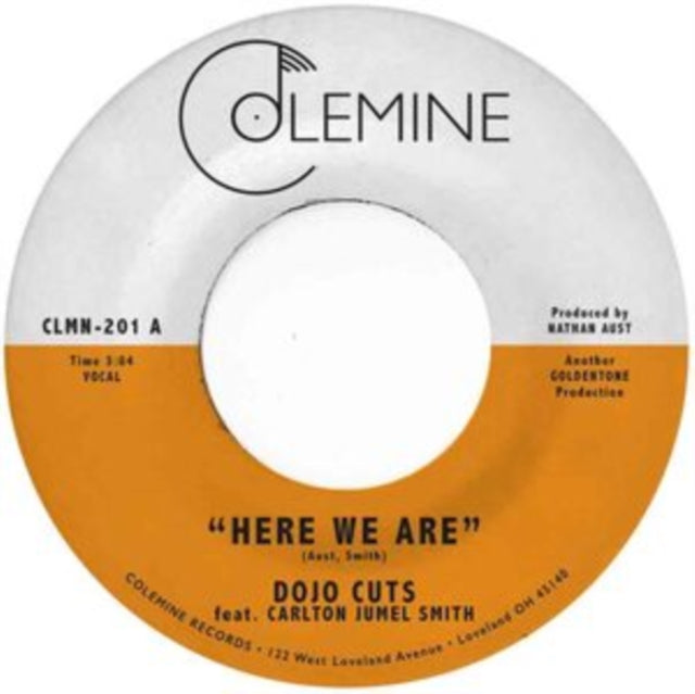 This 7 Inch Vinyl is brand new.Format: 7 Inch VinylMusic Style: FunkThis item's title is: Here We Are (Clear Vinyl)Artist: Dojo CutsLabel: COLEMINEBarcode: 674862657872Release Date: 5/6/2022