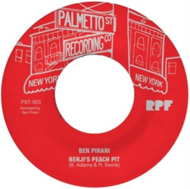 Product Image : This 7 inch Vinyl is brand new.<br>Format: 7 inch Vinyl<br>Music Style: Soul<br>This item's title is: Benji's Peach Pit<br>Artist: Ben & Evolfo Pirani<br>Label: PALMETTO ST. RECORDING CO./COL<br>Barcode: 674862657988<br>Release Date: 6/3/2022