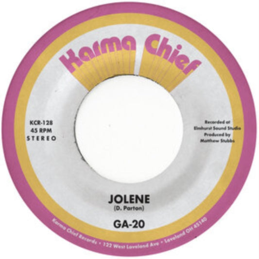 Product Image : This 7 inch Vinyl is brand new.<br>Format: 7 inch Vinyl<br>Music Style: Ragtime<br>This item's title is: Jolene / Still As The Night<br>Artist: Ga-20<br>Label: KARMA CHIEF RECORDS/COLEMINE R<br>Barcode: 674862661909<br>Release Date: 9/8/2023