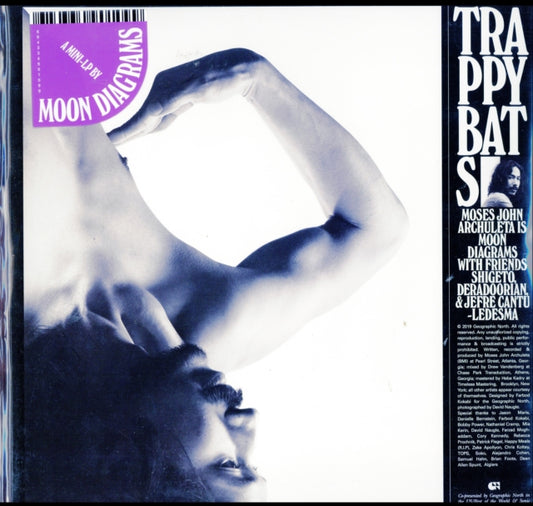 Product Image : This LP Vinyl is brand new.<br>Format: LP Vinyl<br>Music Style: Punk<br>This item's title is: Trappy Bats<br>Artist: Moon Diagrams<br>Label: GEOGRAPHIC NORTH<br>Barcode: 684334901099<br>Release Date: 9/13/2019