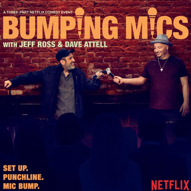 This LP Vinyl is brand new.Format: LP VinylMusic Style: ComedyThis item's title is: Bumping Mics With Jeff Ross & Dave AttellArtist: Jeff & Dave Attell RossLabel: NETFLIXBarcode: 705438094712Release Date: 8/23/2019
