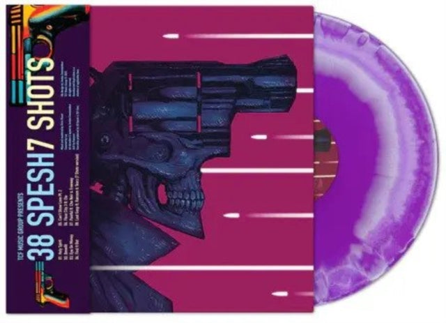 Product Image : This LP Vinyl is brand new.<br>Format: LP Vinyl<br>Music Style: Conscious<br>This item's title is: 7 Shots (Neon Violet LP Vinyl)<br>Artist: 38 Spesh<br>Label: TCF MUSIC GROUP<br>Barcode: 706091203404<br>Release Date: 6/9/2023