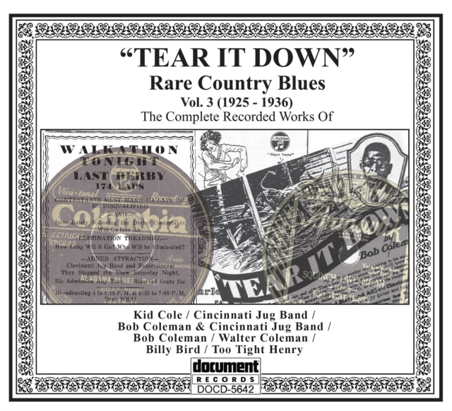 Product Image : This CD is brand new.<br>Format: CD<br>This item's title is: Rare Country Blues 3 28/36<br>Artist: Various Artists<br>Label: Document Records (2)<br>Barcode: 714298564228<br>Release Date: 1/19/2024