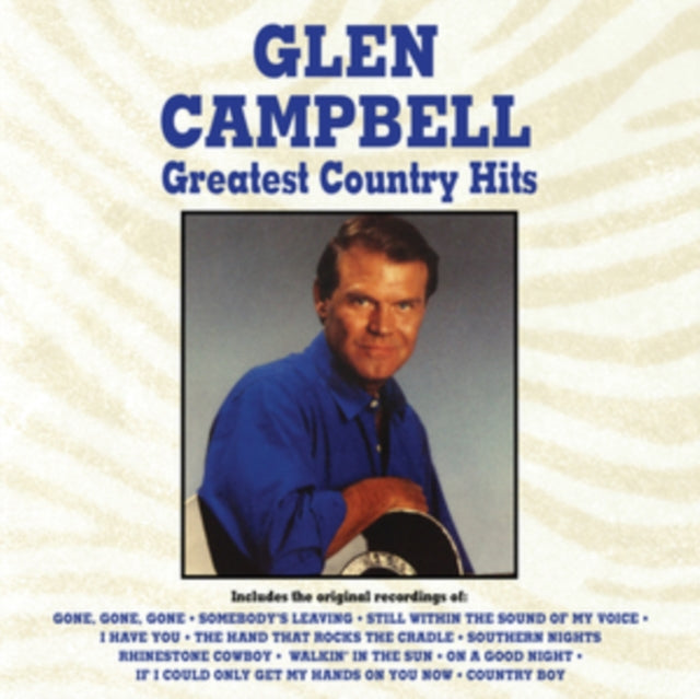 This LP Vinyl is brand new.Format: LP VinylMusic Style: CountryThis item's title is: Greatest Country HitsArtist: Glen CampbellLabel: CURBBarcode: 715187736214Release Date: 4/29/2022