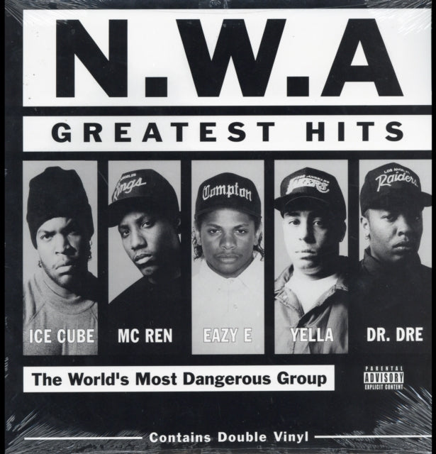 This is a 2 LP Vinyl SKU bundle.
1.This LP Vinyl is brand new.Format: LP VinylMusic Style: GangstaThis item's title is: N.W.A. Greatest HitsArtist: N.W.A.Barcode: 724354093210Release Date: 1/7/2003
2.This LP Vinyl is brand new.