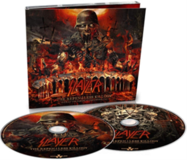 This CD is brand new.Format: CDMusic Style: Synth-popThis item's title is: Repentless Killogy (Live AArtist: SlayerLabel: NUCLEAR BLASTBarcode: 727361419622Release Date: 11/8/2019