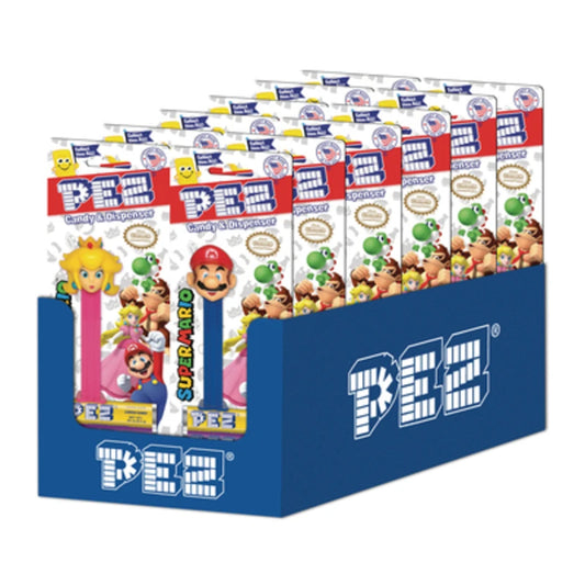 PEZ: Super Mario - Blister Pack Assorted Display (12)