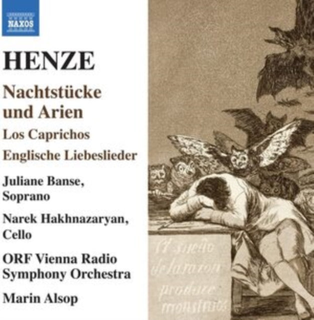 Product Image : This CD is brand new.<br>Format: CD<br>Music Style: Modern<br>This item's title is: Henze: Nachtstucke Und Arien<br>Artist: Juliane; Narek Hakhnazaryan; Orf Vienna Radio Symphony Banse<br>Barcode: 747313418176<br>Release Date: 1/14/2022