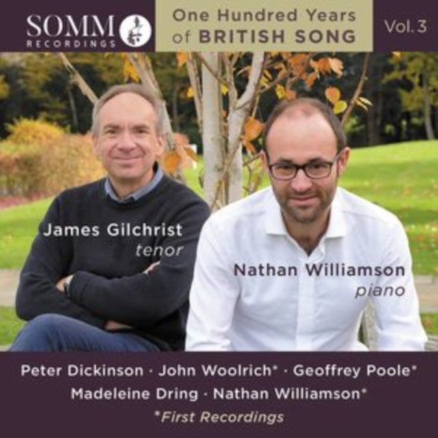 Product Image : This CD is brand new.<br>Format: CD<br>Music Style: Modern<br>This item's title is: One Hundred Years Of British Song, Vol. 3<br>Artist: James; Nathan Williamson Gilchrist<br>Barcode: 748871064621<br>Release Date: 2/4/2022