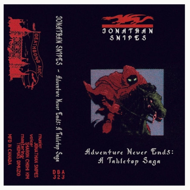 This Music Cassette is brand new.Format: Music CassetteThis item's title is: Adventure Never Ends (Ost)Artist: Jonathan & Adventure Never EndsBarcode: 754003289466Release Date: 10/20/2023