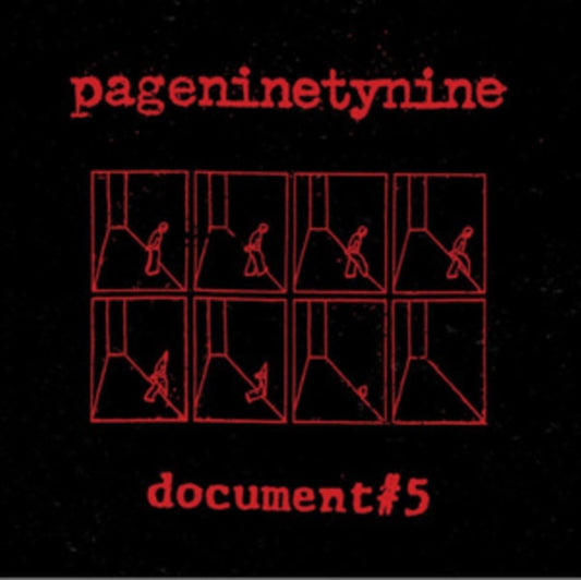 Document #5 (Clear With Black & Red Splatter)
