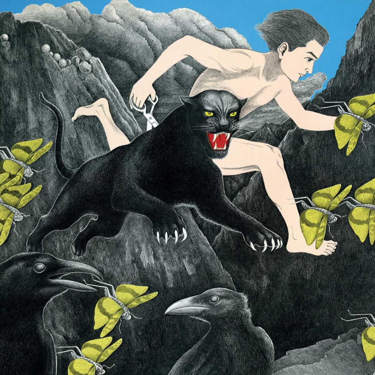Kazuki Tomokawa - Finally, His First Album & String Of Paper Cranes Clenched Between My Teeth - LP Vinyl Bundle