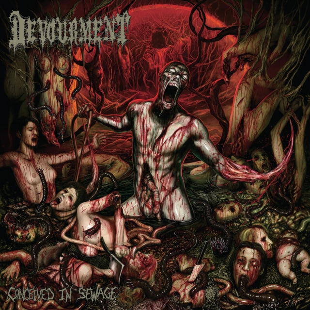 This LP Vinyl is brand new.Format: LP VinylThis item's title is: Conceived In Sewage (Swamp Green, Red & White Merge With Swamp Green, Red & White Splatter LP Vinyl)Artist: DevourmentBarcode: 781676514816Release Date: 11/17/2023