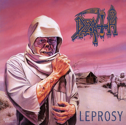 Death - Leprosy Reissue (Hot Pink, Bone White & Blue Jay Tri Color Merge With Splatter LP Vinyl) & Spiritual Healing - Reissue (Red, Cyan Blue & Black Tri Color Merge With Splatter LP Vinyl) & Sound Of Perseverance (Black, Red & Gold Tri Color Merge
