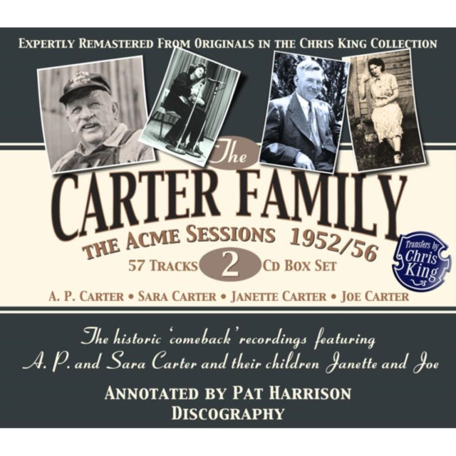 Product Image : This CD is brand new.<br>Format: CD<br>Music Style: Country<br>This item's title is: Acme Sessions 1952/56<br>Artist: Carter Family<br>Barcode: 788065420123<br>Release Date: 3/3/2008