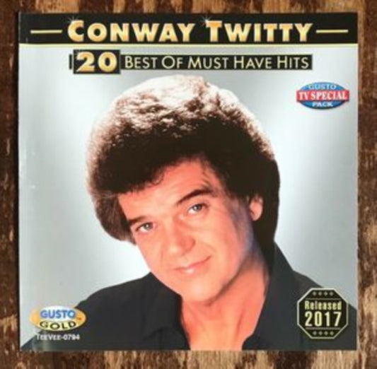 Product Image : This CD is brand new.<br>Format: CD<br>Music Style: Country<br>This item's title is: 20 Best Of Must Have Hits<br>Artist: Conway Twitty<br>Barcode: 792014079423<br>Release Date: 5/7/2021