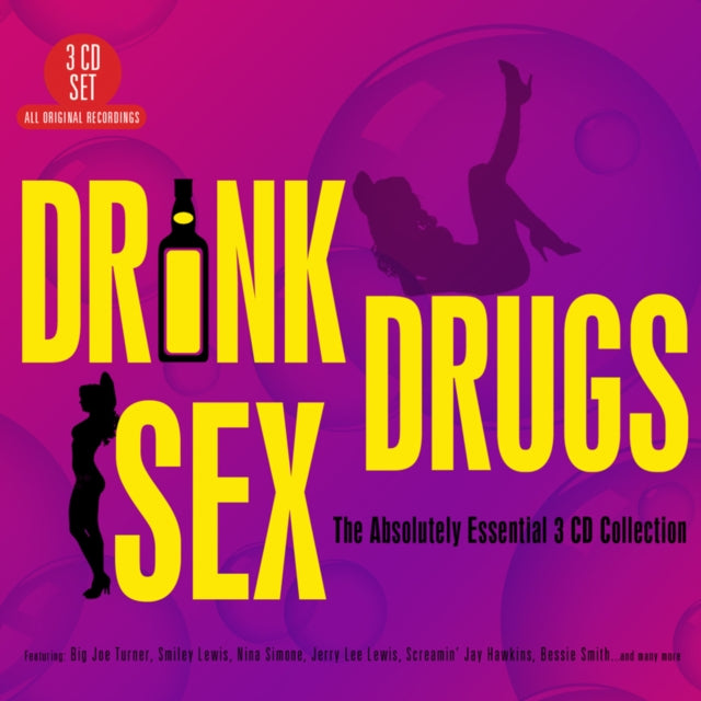 This CD is brand new.Format: CDMusic Style: CountryThis item's title is: Drink Drugs Sex: Absolutely Essential / VarArtist: Various ArtistsBarcode: 805520131049Release Date: 11/6/2015