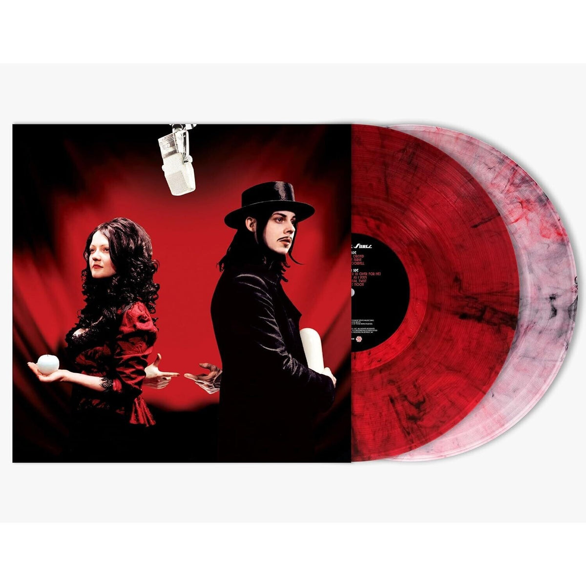 White Stripes & Get Behind Me Satan (2LP/20Th Anniversary/1-Red W/ Black Wisp & 2-Clear W/ Black Wisp Vinyl) & White Blood Cells (Reissue) & White Stripes Greatest Hits (2LP)