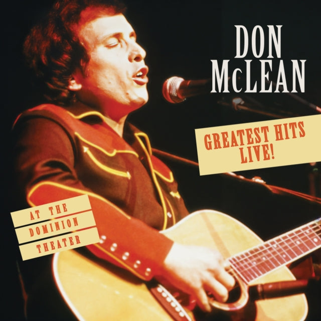 This LP Vinyl is brand new.Format: LP VinylThis item's title is: Greatest Hits Live! At The Dominion Theatre (Remastered Numbered Edition)Artist: Don McleanBarcode: 810162110901Release Date: 3/21/2025