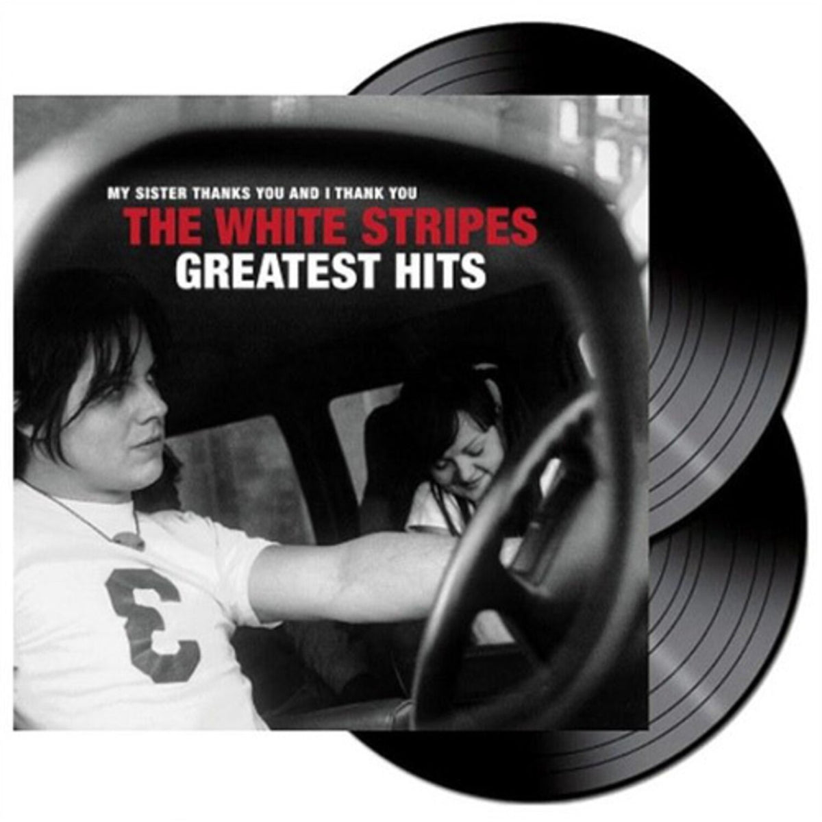 White Stripes & Get Behind Me Satan (2LP/20Th Anniversary/1-Red W/ Black Wisp & 2-Clear W/ Black Wisp Vinyl) & White Blood Cells (Reissue) & White Stripes Greatest Hits (2LP)