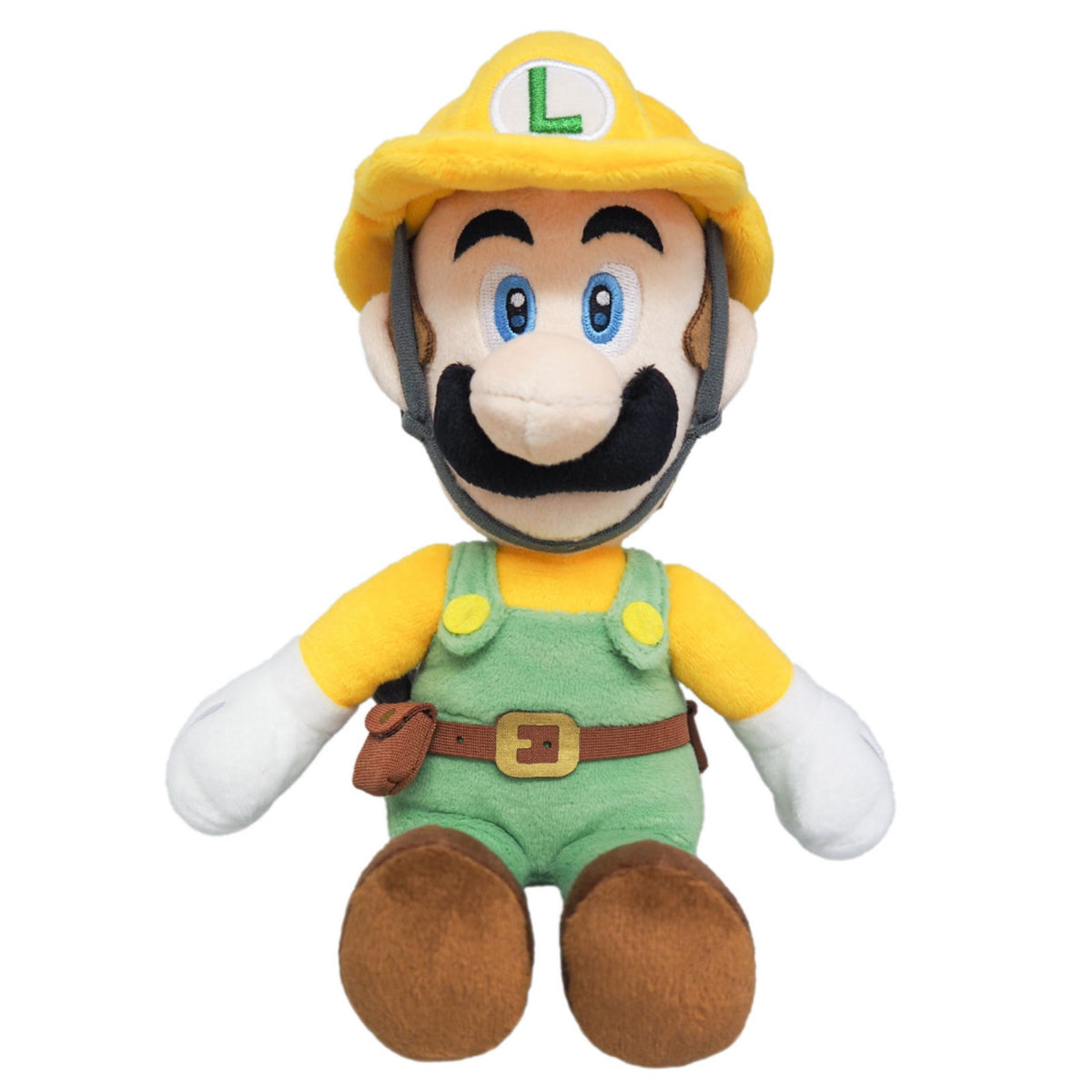 Super Mario Plush: Builder Luigi: 10-inch - Little Buddy