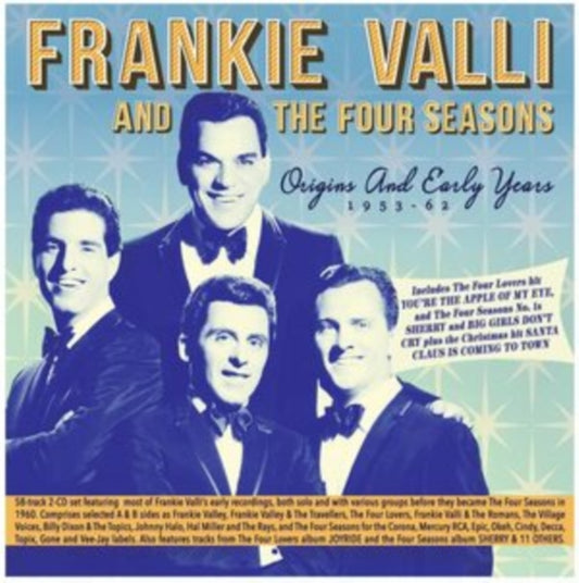 Product Image : This CD is brand new.<br>Format: CD<br>This item's title is: Origins & Early Years 1953-62<br>Artist: Frankie & The Four Seasons Valli<br>Label: ACROBAT<br>Barcode: 824046341121<br>Release Date: 3/4/2022