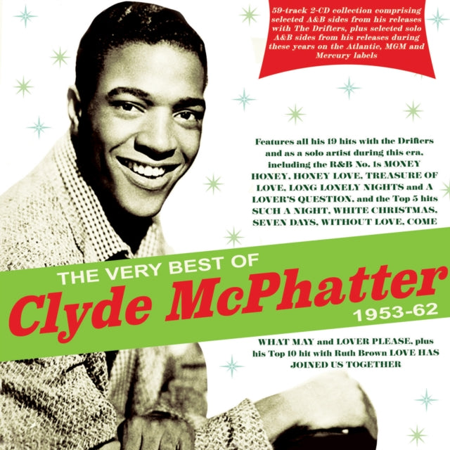 Product Image : This CD is brand new.<br>Format: CD<br>This item's title is: Very Best Of Clyde Mcphatter 1953-62<br>Artist: Clyde Mcphatter<br>Label: ACROBAT<br>Barcode: 824046346126<br>Release Date: 4/7/2023
