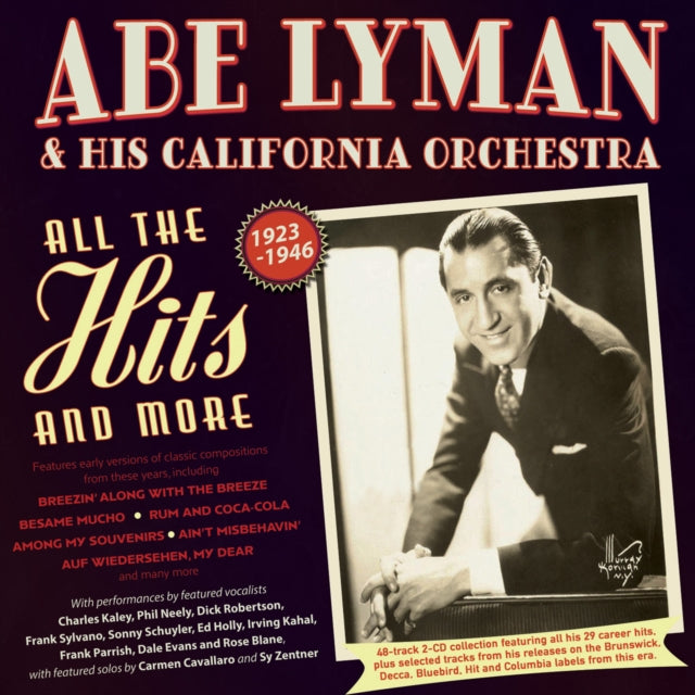 This CD is brand new.Format: CDThis item's title is: All The Hits & More 1923-46 (2CD)Artist: Abe & His California Orchestra LymanBarcode: 824046354121Release Date: 4/11/2025