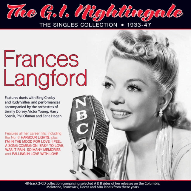 This CD is brand new.Format: CDThis item's title is: G.I. Nightingale: The Singles Collection 1933-47 (2CD)Artist: Frances LangfordBarcode: 824046354824Release Date: 5/9/2025