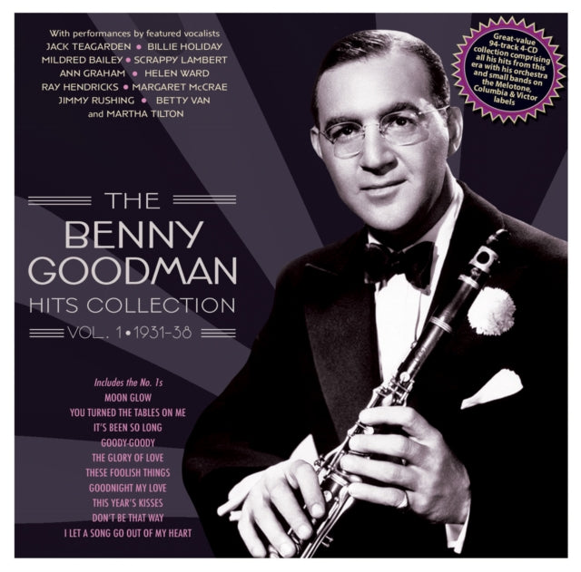 Product Image : This CD is brand new.<br>Format: CD<br>This item's title is: Benny Goodman Hits Collection Vol. 1 1931-38 (4CD)<br>Artist: Benny Goodman<br>Label: ACROBAT<br>Barcode: 824046717728<br>Release Date: 10/6/2023