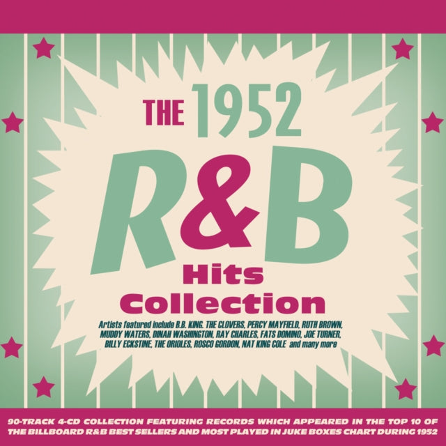 Product Image : This CD is brand new.<br>Format: CD<br>This item's title is: 1952 R&B Hits Collection (4CD)<br>Artist: Various Artists<br>Barcode: 824046718022<br>Release Date: 2/2/2024