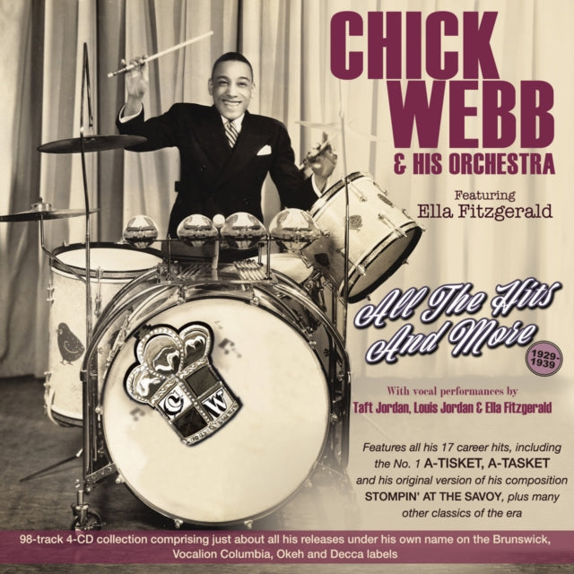 This CD is brand new.Format: CDThis item's title is: All The Hits & More 1929-39 (4CD)Artist: Chick & His Orchestra WebbBarcode: 824046718329Release Date: 5/31/2024