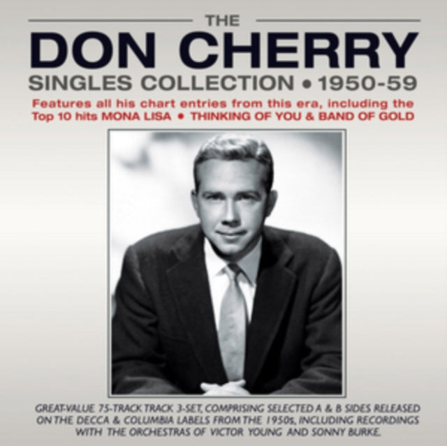 Product Image : This 7 inch Vinyl is brand new.<br>Format: 7 inch Vinyl<br>Music Style: Big Band<br>This item's title is: Singles Collection 1950-59<br>Artist: Don Cherry<br>Label: CHICKEN RANCH RECORD<br>Barcode: 824046907822<br>Release Date: 3/8/2019